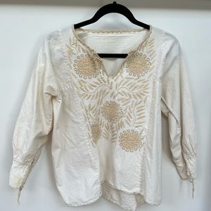 Vintage embroidered blouse